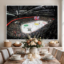Vaudoise Lausanne Ice Hockey Arena Stadium Wall Art Canvas,