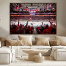 Carolina Hurricanes Ice Hockey Stadium Wall Art, Carolina