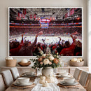 Carolina Hurricanes Ice Hockey Stadium Wall Art, Carolina