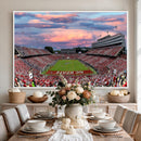 Carter-Finley Stadium Art Sunset Game Triple Canvas Wall Art