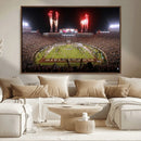 Framed Florida State Seminoles Football Team Print -