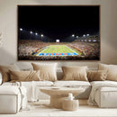 SMU Mustangs Football Team Print - Dallas Gerald J. Ford