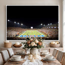 SMU Mustangs Football Team Print - Dallas Gerald J. Ford