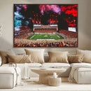 Virginia Tech Hokies Football Team Print - Blacksburg Lane