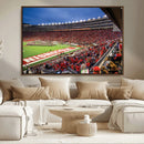 Wisconsin Badgers Football Team Print - Madison Camp Randall by MyGreatCanvas | Canvas Wall Art Prints | Photo Prints & Wall Decor
