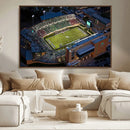 University of North Texas Mean Green Football Artwork,