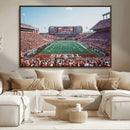 Framed Texas Memorial Stadium Canvas, University of Texas