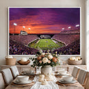 East Carolina University Pirates Football Print Canvas-