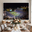 Duke University Blue Devils Football Print Canvas - Durham