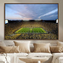 Michigan Stadium Wall Art Canvas Print, Vibrant Game Day by MyGreatCanvas | Canvas Wall Art Prints | Photo Prints & Wall Decor