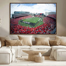 Cincinnati Bearcats Football Team Print - Nippert Stadium Wall Art Canvas Print by MyGreatCanvas | Canvas Wall Art Prints | Photo Prints & Wall Decor