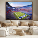 Buffalo Bills Football Team Print Canvas - Buffalo Highmark by MyGreatCanvas | Canvas Wall Art Prints | Photo Prints & Wall Decor