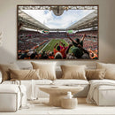Miami Hurricanes Football Team Wall Art Print - Miami Hard