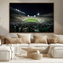 Framed Michigan State Spartans Football Team Print - East