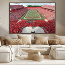 Rutgers Scarlet Knights Football Team Print - Piscataway SHI by MyGreatCanvas | Canvas Wall Art Prints | Photo Prints & Wall Decor