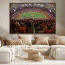 Syracuse University Orange Football Canvas Print, Football