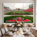 Texas Tech Red Raiders Football Team Print - Lubbock Jones