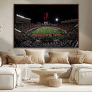 Framed Texas Tech Red Raiders Stadium Canvas, Texas Tech Red