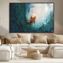 Powerful Jesus Canvas Print - Hand of Salvation,