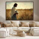 Jesus the Good Shepherd Wall Art Canvas Print -