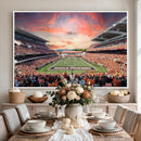 Oregon State Beavers Football Team Print - Corvallis Reser
