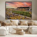University of Wyoming Cowboys Football Team Print - Laramie by MyGreatCanvas | Canvas Wall Art Prints | Photo Prints & Wall Decor