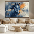 Abstract Blue Horse Wall Art Print Canvas | Horse Wall Art by MyGreatCanvas | Canvas Wall Art Prints | Photo Prints & Wall Decor