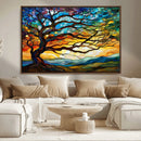 Mosaic Tree Wall Art | Ready to Hang Stained Glass Style