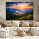 Majestic Mountain Sunrise Print | Landscape Wall Art | by MyGreatCanvas | Canvas Wall Art Prints | Photo Prints & Wall Decor