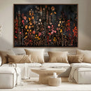 Large Floral Painting Print Illustration Flowers Canvas Wall by MyGreatCanvas | Canvas Wall Art Prints | Photo Prints & Wall Decor