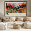 Yayoi 1986 Wall Art Print – Vibrant Sabi Sabi Japanese