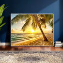 Beach Sunset Canvas Wall Art Print - Tropical Beach Canvas by MyGreatCanvas | Canvas Wall Art Prints | Photo Prints & Wall Decor