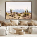 Desert Cactus Canvas Wall Art – Serene Southwestern Arizona by MyGreatCanvas | Canvas Wall Art Prints | Photo Prints & Wall Decor