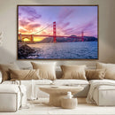 Golden Gate Bridge Wall Art Canvas Print – Framed San by MyGreatCanvas | Canvas Wall Art Prints | Photo Prints & Wall Decor