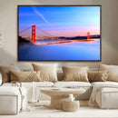 Large San Francisco Wall Art Canvas Print – Framed Golden by MyGreatCanvas | Canvas Wall Art Prints | Photo Prints & Wall Decor
