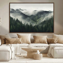 Misty Forest Canvas Print Wall Art Premium Canvas Print a