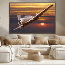 Old War Plane Wall Art Canvas Print by MyGreatCanvas | Canvas Wall Art Prints | Photo Prints & Wall Decor