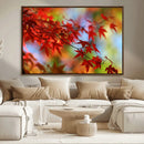 Red Leaves Autumn Forest Wall Art Canvas, Red Leaves Autumn by MyGreatCanvas | Canvas Wall Art Prints | Photo Prints & Wall Decor