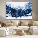 Abstract Blue Mountain Canvas Wall Art – Modern Triptych by MyGreatCanvas | Canvas Wall Art Prints | Photo Prints & Wall Decor