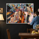 African American Jazz Art Music Abstract Wall Art Painting by MyGreatCanvas | Canvas Wall Art Prints | Photo Prints & Wall Decor