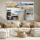 Abstract Painting Canvas Wall Art Print Paint Drip Art Brush