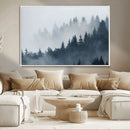 Foggy Pine Forest Wall Art Canvas Print by MyGreatCanvas | Canvas Wall Art Prints | Photo Prints & Wall Decor