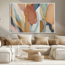 Boho Wall Art Canvas Print Set, Watercolor Boho Wall Art