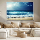 Majestic Ocean Wave Wall Art Canvas | 3 Panel Large Seascape by MyGreatCanvas | Canvas Wall Art Prints | Photo Prints & Wall Decor