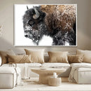 American Bison Wall Art Print – Majestic Buffalo Canvas