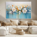 Abstract Flower Wall Art Canvas Print