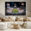 Penn Stadium Football Wall Art Canvas Print, Pennsylvania