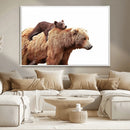 Mother and Baby Bear Canvas Wall Art - Adorable Wildlife by MyGreatCanvas | Canvas Wall Art Prints | Photo Prints & Wall Decor