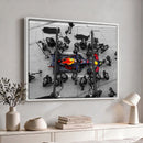 RedBull Formula 1 Canvas Wall Art Print