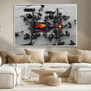 RedBull Formula 1 Canvas Wall Art Print